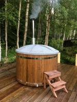 Лестница для  фурако ( купели 550 мм. лиственница)