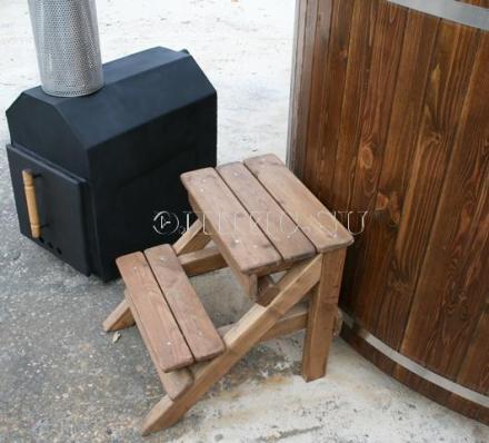 Лестница для  фурако ( купели 550 мм. лиственница)