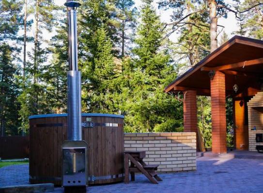 Лестница для  фурако ( купели 550 мм. лиственница)