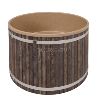 Купель с пластиковой вставкой 1650 мм.