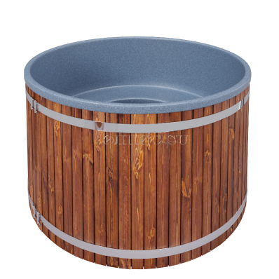 Купель с пластиковой вставкой 1650 мм.