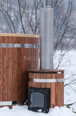 Водогрейная печь для фурако Тутуяс в деревянном массиве