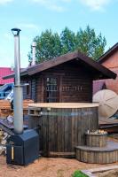 Купель с пластиковой вставкой  2000 мм. (с шезлонгом)