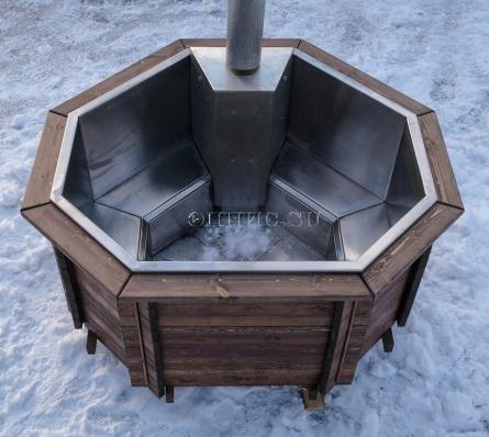 Купель с подогревом нержавеющая сталь