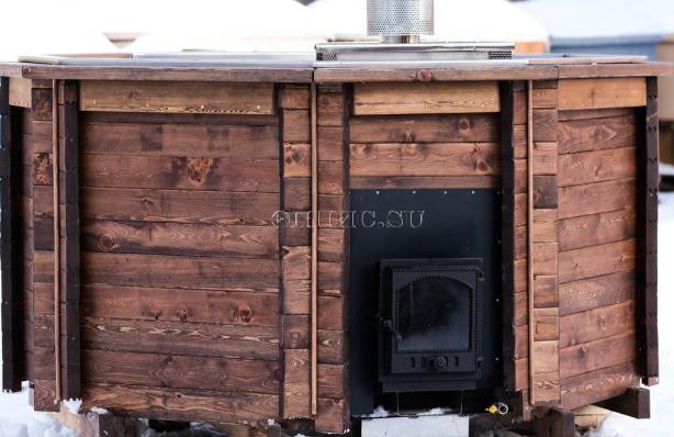 Купель с подогревом нержавеющая сталь