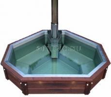 Купель с подогревом для террасы нержавеющая сталь М5