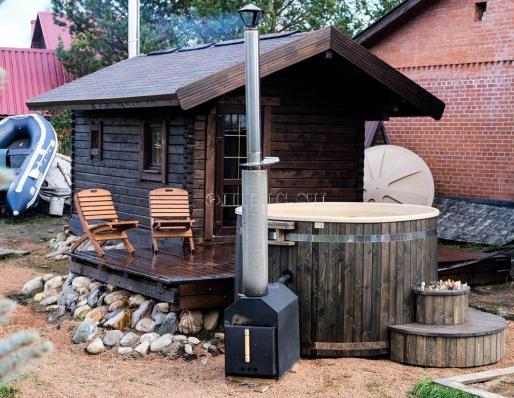 Фурако/ Купель с подогревом  2000 мм. (с шезлонгом)