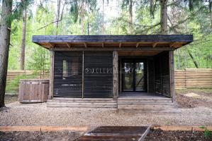 Русская паровая баня Элпис (  ставлафт. массив кедр 25 м2 )